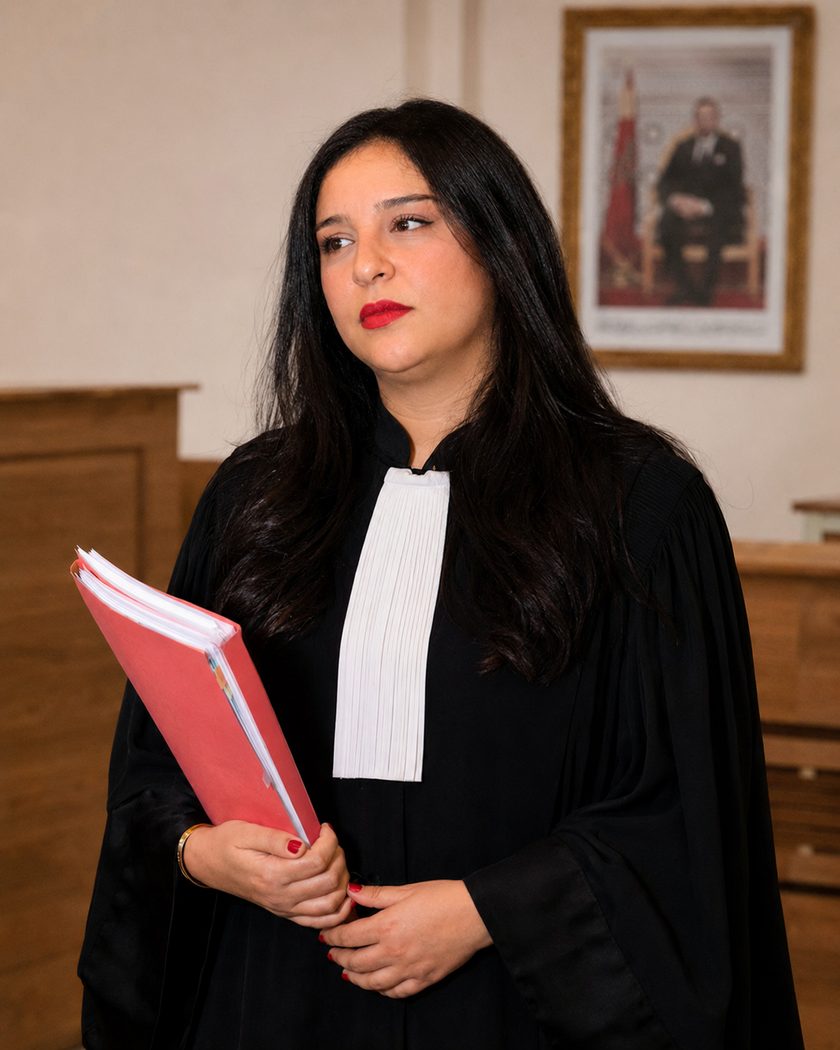 Maître Yasmine Zaki, avocate au Barreau de Casablanca